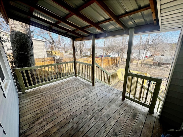 view of deck