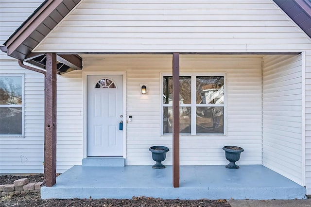 view of entrance to property