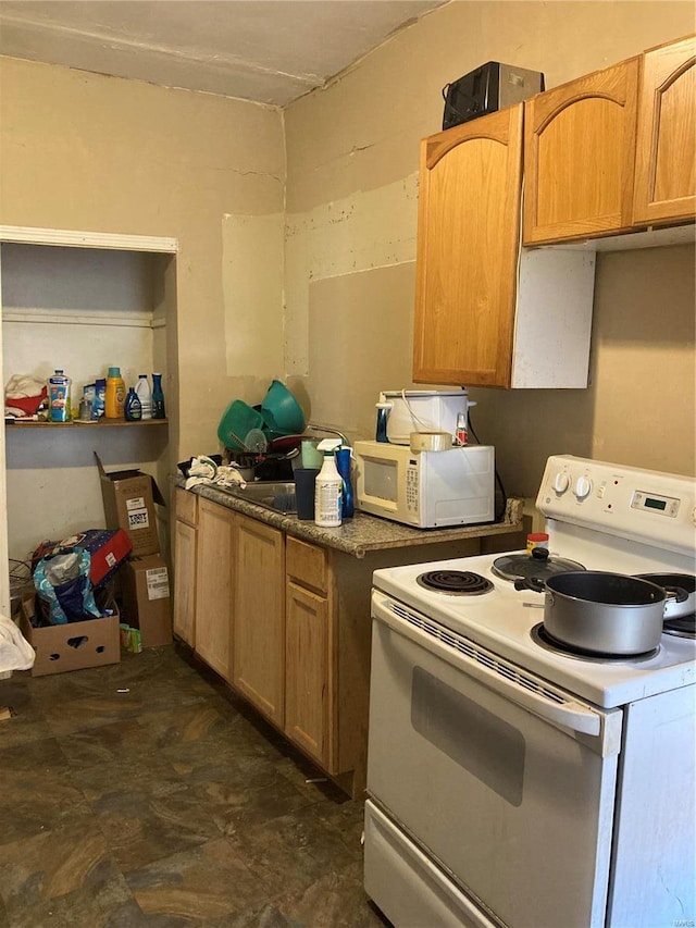 kitchen with white appliances