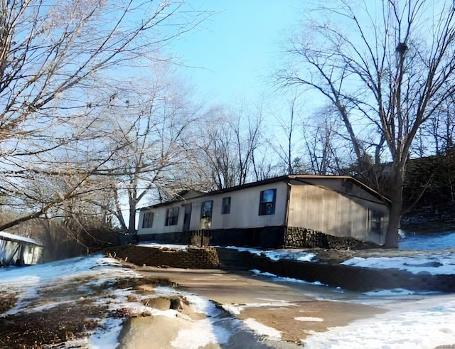 view of front of home