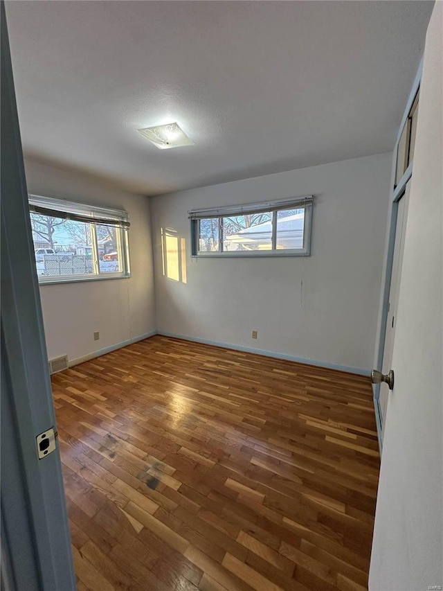 interior space featuring dark hardwood / wood-style floors