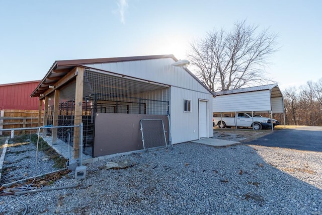 view of outbuilding