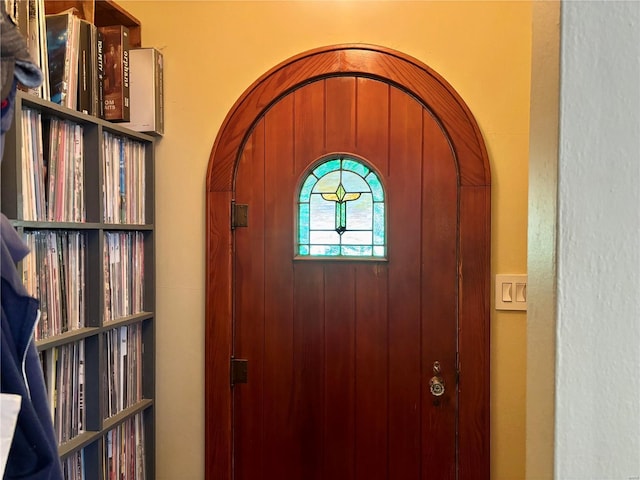 interior space with arched walkways