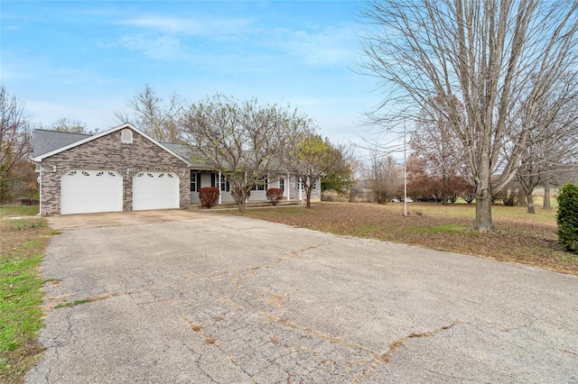 ranch-style house with a garage