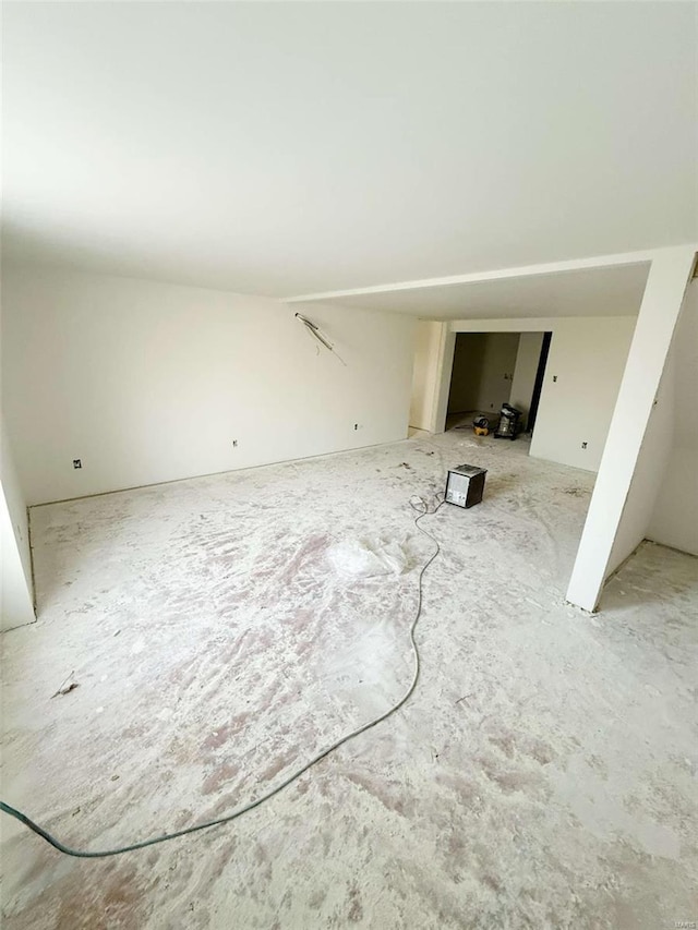 view of unfurnished living room