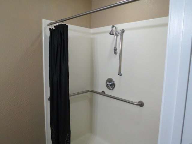 bathroom with walk in shower