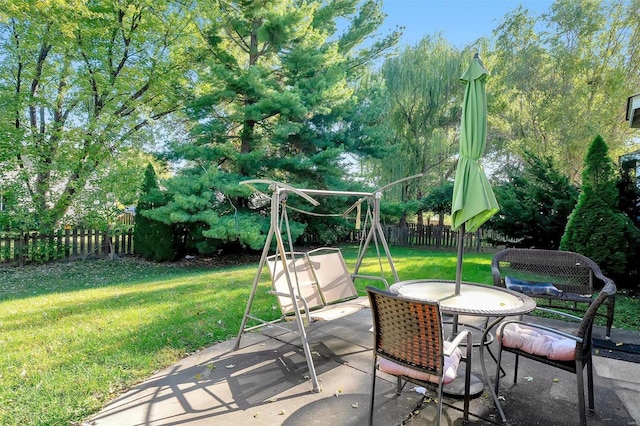 view of patio