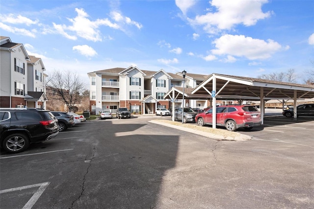 view of vehicle parking