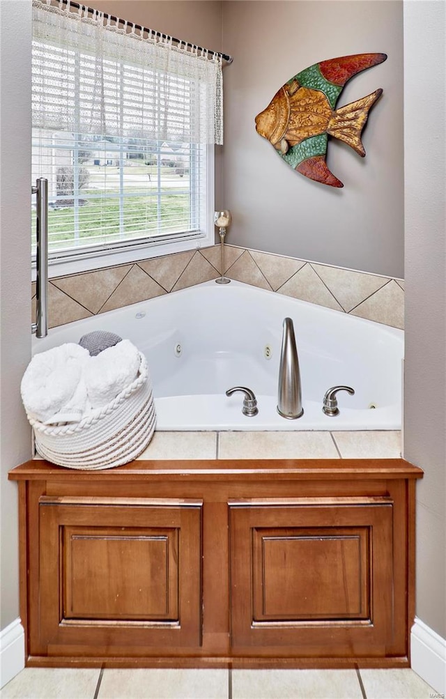 bathroom featuring a bathtub