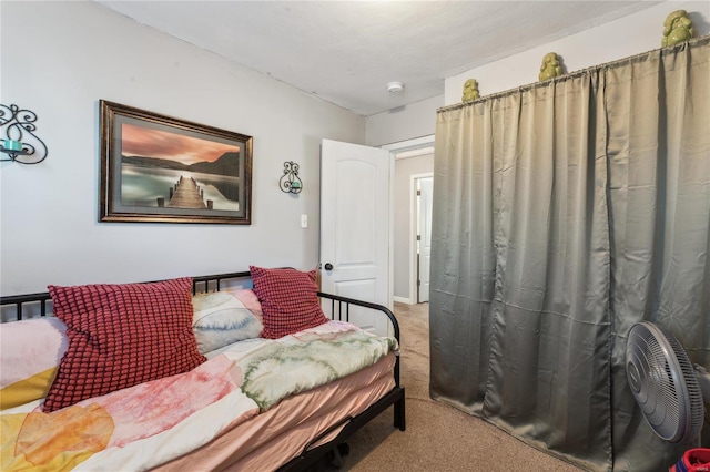 bedroom featuring carpet floors