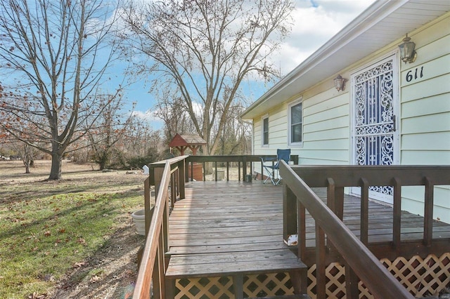 view of deck