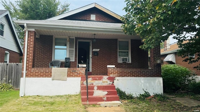 bungalow-style house featuring a porch