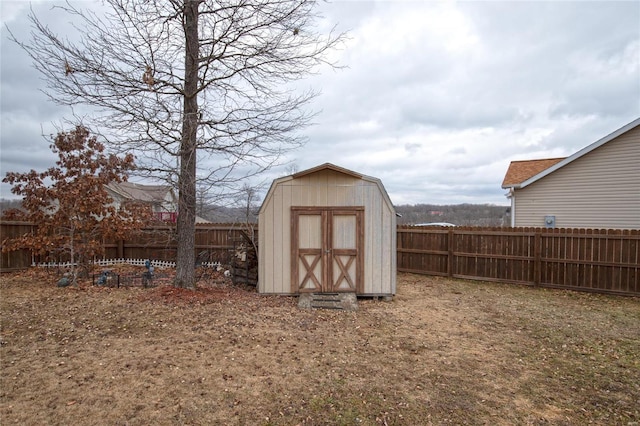 view of outbuilding