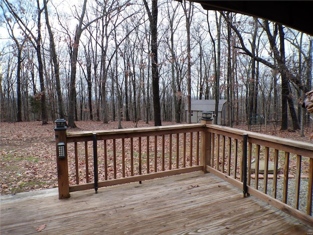 view of deck