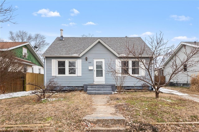 view of bungalow-style house