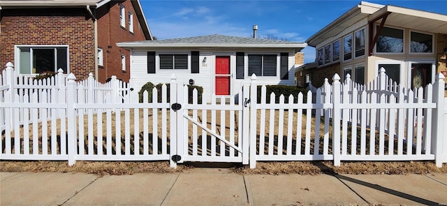 view of front of home