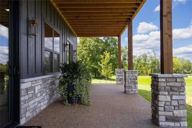 view of patio