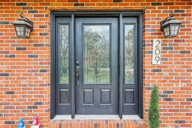 view of entrance to property