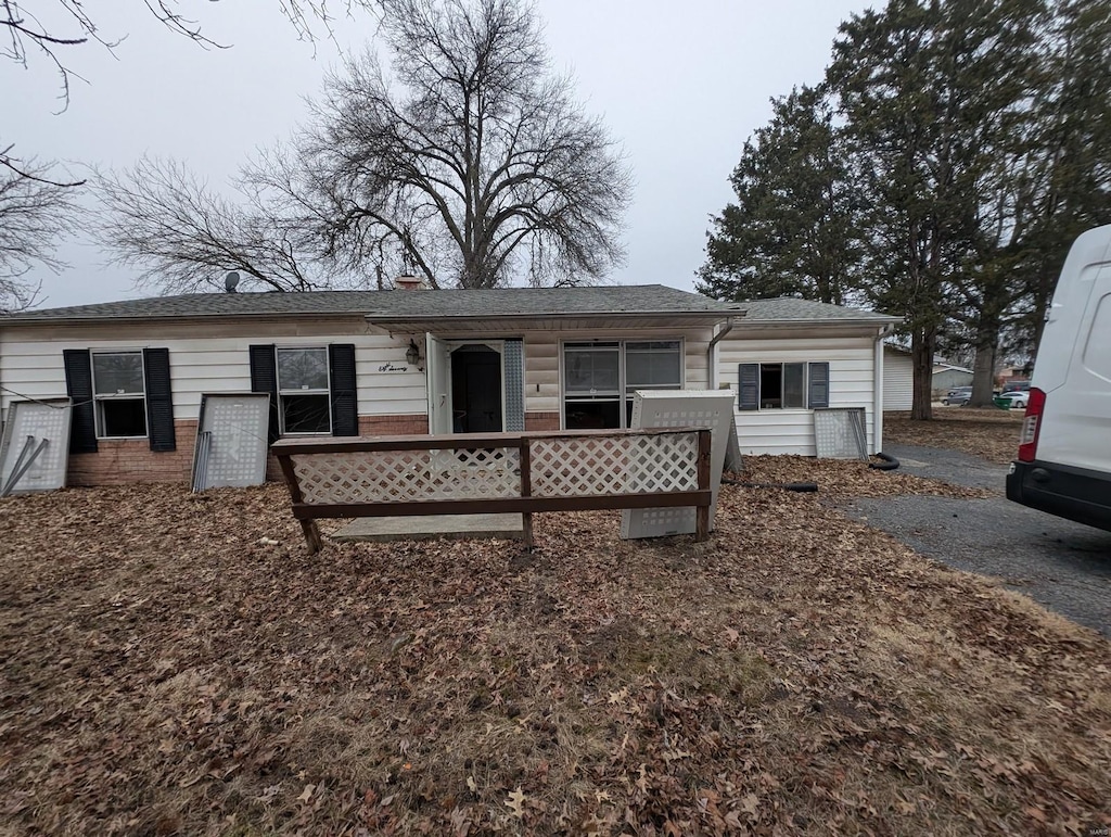 view of ranch-style house