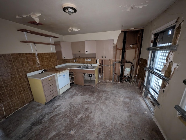 kitchen featuring sink and plenty of natural light