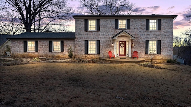 view of colonial home