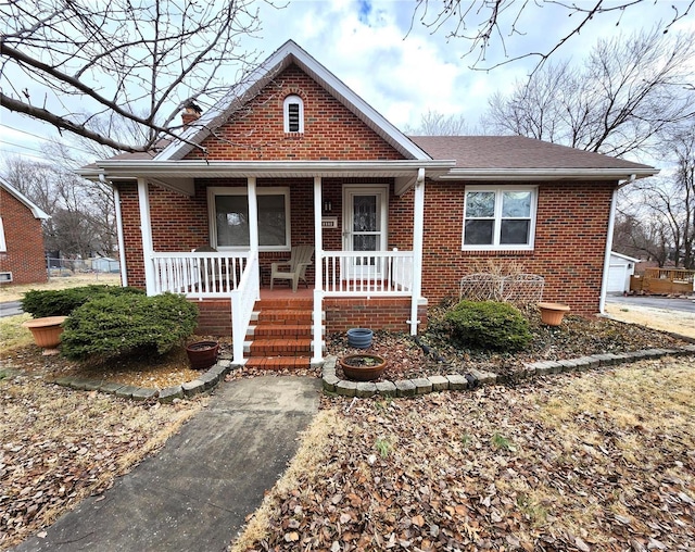 bungalow with a porch