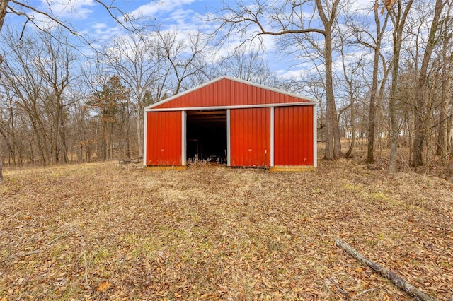 view of outbuilding