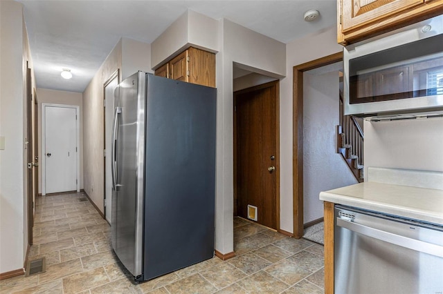 kitchen featuring appliances with stainless steel finishes