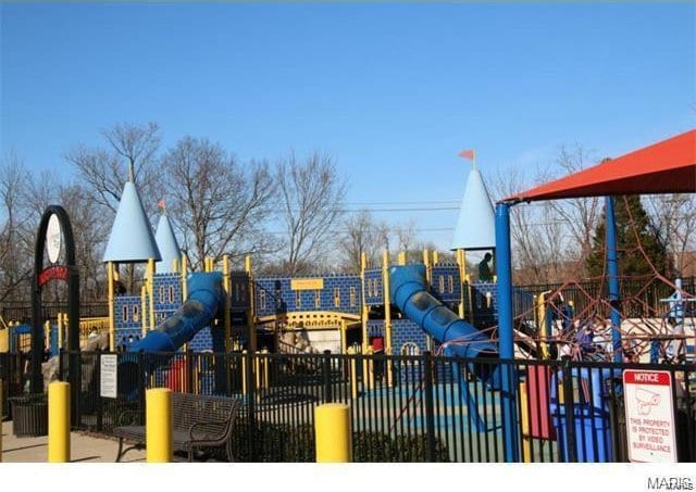 view of jungle gym