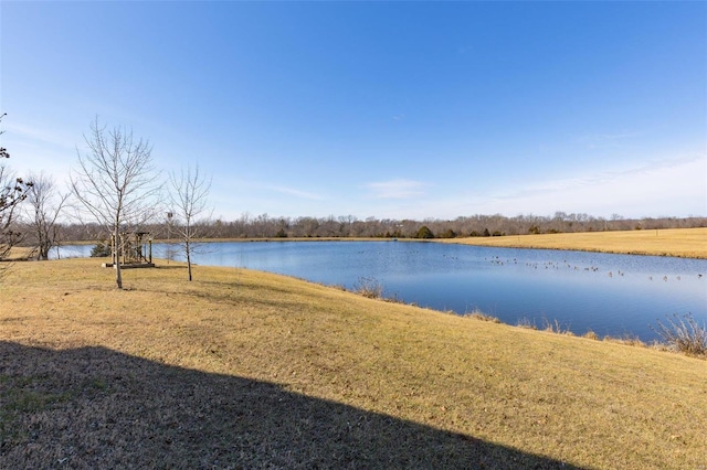 property view of water