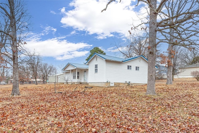 view of side of property