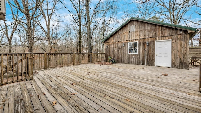 view of deck