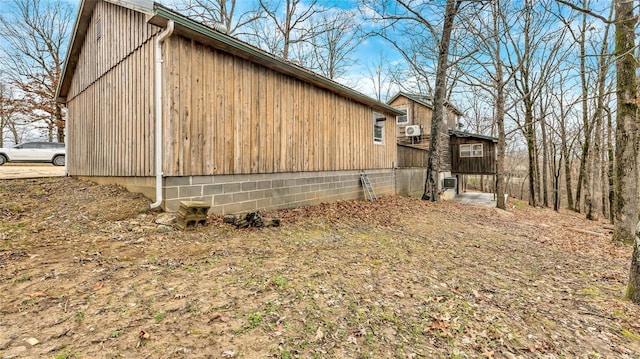 view of property exterior featuring cooling unit