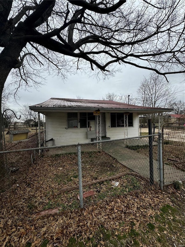 view of front of home