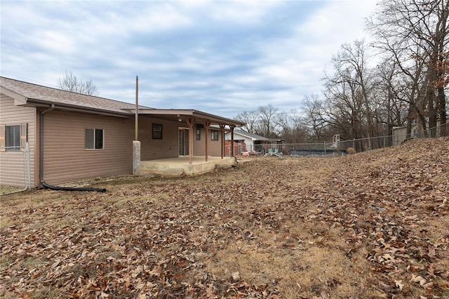 view of yard with a patio