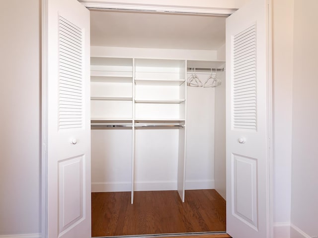 view of closet