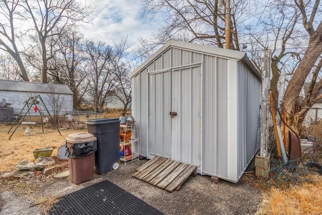 view of outbuilding