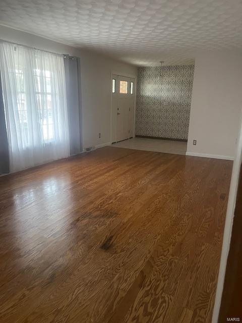 interior space with wood finished floors