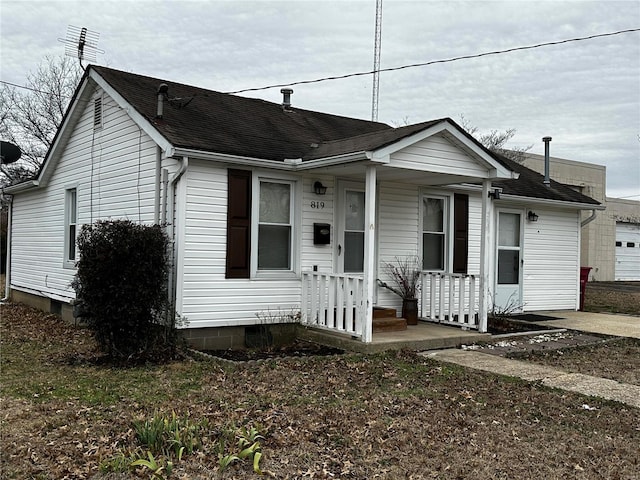 view of front of property