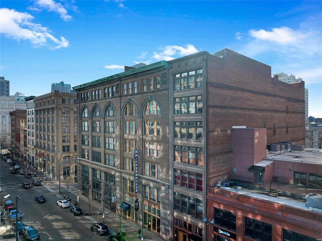 view of property with a city view