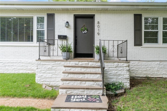 view of entrance to property