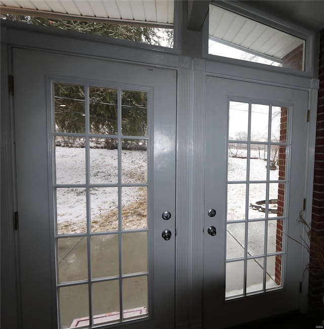 view of doorway to outside