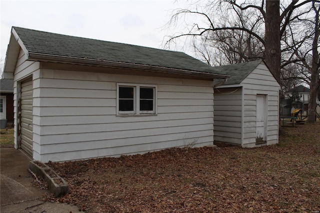 view of outbuilding