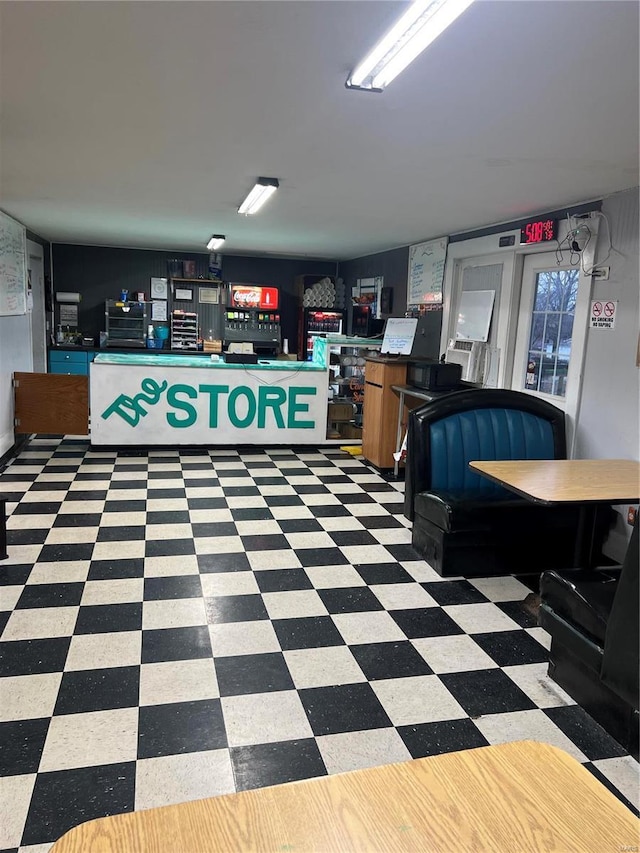 interior space featuring tile patterned floors