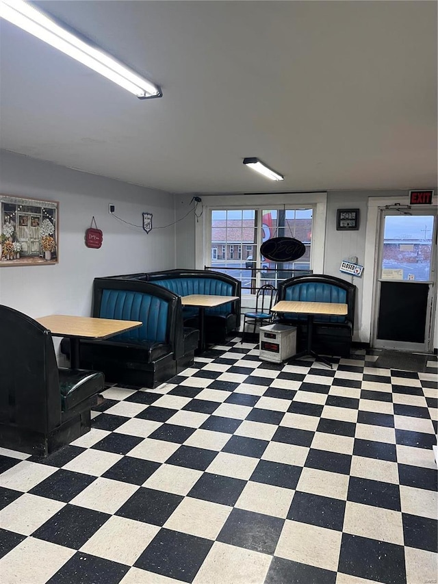 interior space featuring tile patterned floors