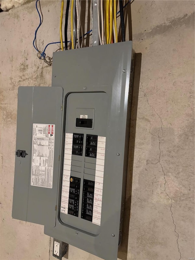 utilities with electric panel