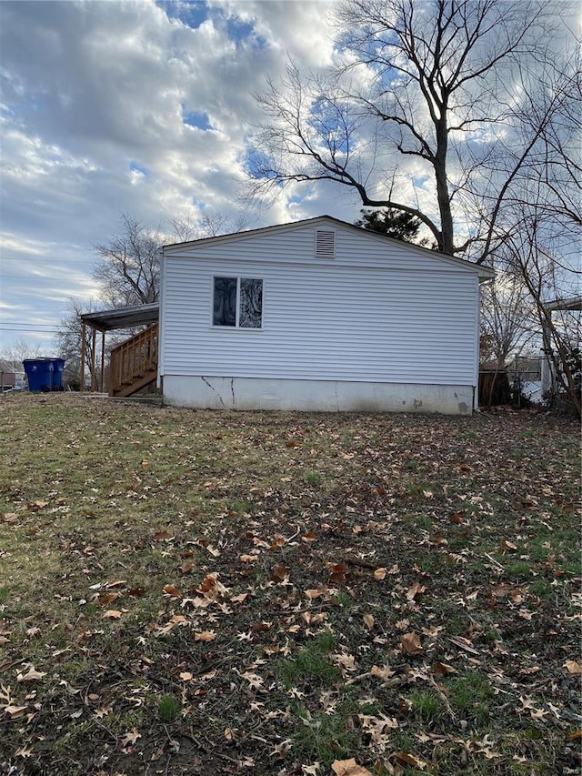 view of property exterior