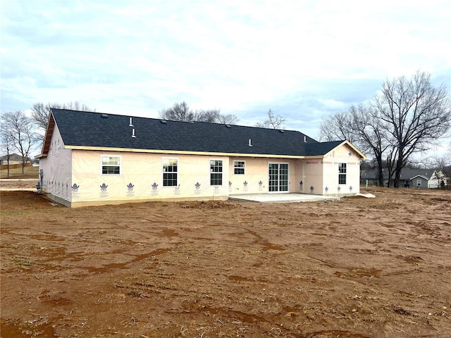 rear view of house featuring a patio area