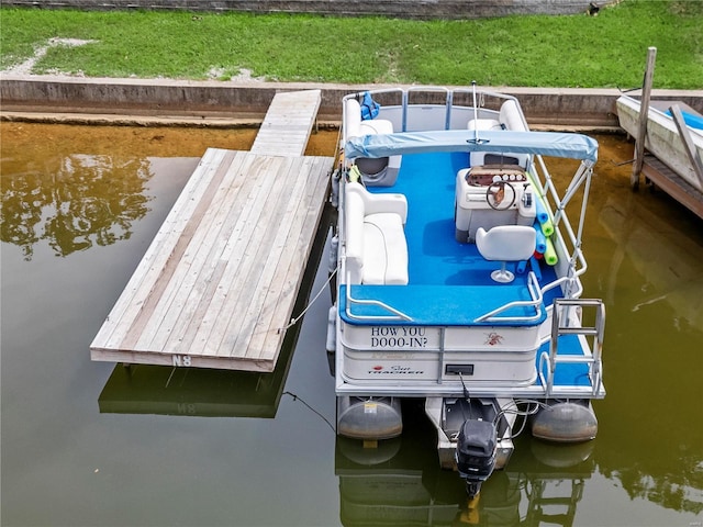 view of dock