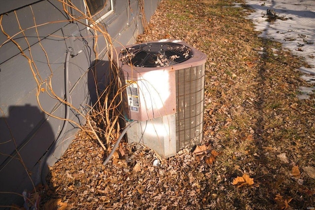 exterior details with central AC unit